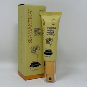 Seamantika Restoring Mineral Eye Serum Hamamelis Leaf Extract .8 oz New Exp 3/29